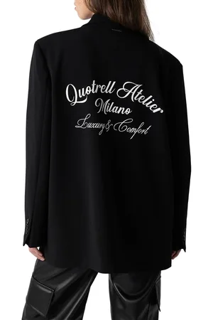 Quotrell Naya Oversized Blazer | Black
