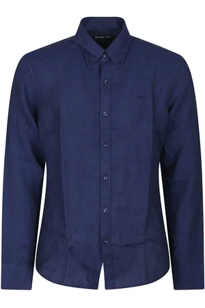 Michael Kors Long Sleeve Shirt Blue