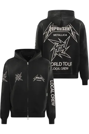 Represent Heren Metallica 40 Yrs Hoodie Zwart