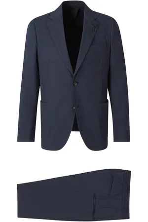 LARDINI Textured Cotton Suit