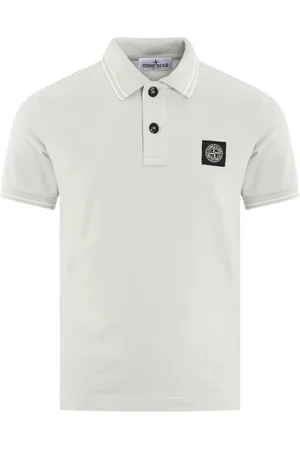 Stone Island Kids Compasslogo Polo Groen