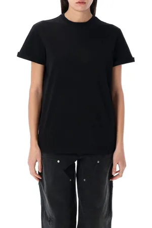 Golden Goose Tshirt Distressed Nero