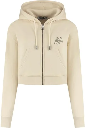 Malelions Women Cropped Zip Hoodie