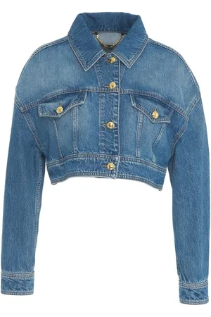 Elisabetta Franchi Cropped denim jacket