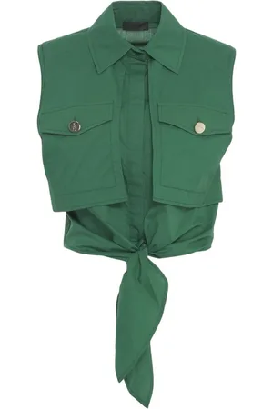 Liu Jo Cropped shirt with knot