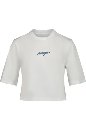 Msgm Kinder Meisjes T-Shirt In Wit