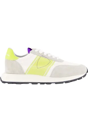 Philippe model Dames Tour Sneaker Wit/Geel