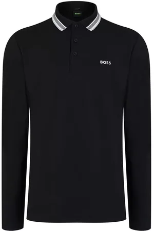 HUGO BOSS Polo Longsleeve Black