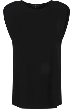 FAY Short Sleeve Blouse Black