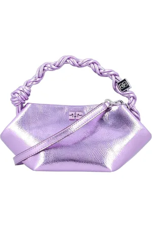 Ganni Bow Bag Mini Pink Lavander
