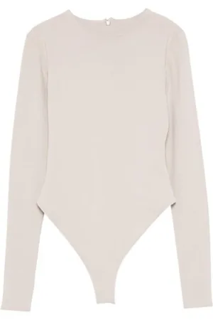 Entire Studios Ls Bodysuit Silver Cloud