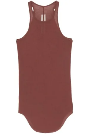 Rick Owens Top Basic Rib Tank Throat