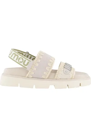 Mou Dames Bio Sandal Back Strap Wit