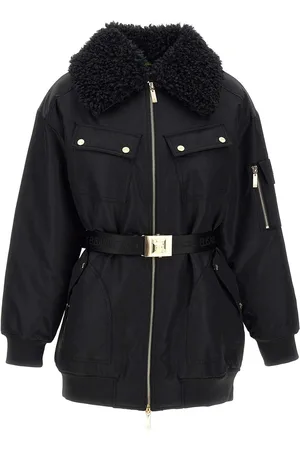 Elisabetta Franchi Coats Black