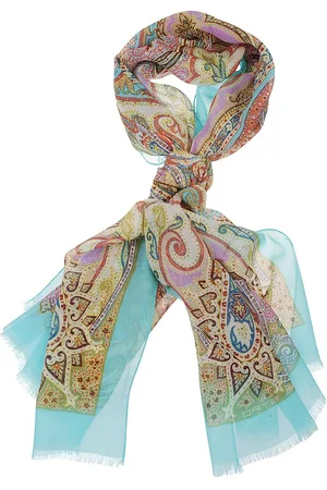Etro Boheme Scarf Yellow & Orange