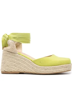 Castaner Flat Shoes Yellow