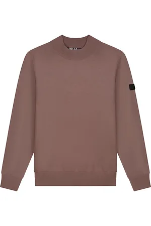 Malelions Men Knitted Mock Neck Sweater