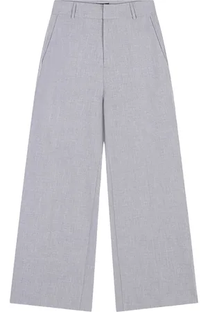 Alix the label The Label Foil Stripe Pants Pantalons Lichtgrijs 2502106020