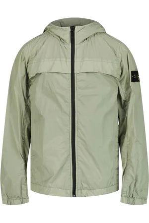 Stone Island Stone Island Kinder Jongens Zomerjas In Olijf Groen