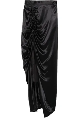 Vivienne Westwood Long Side Panther Skirt Black