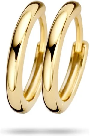 Blush Oorbellen 7232YGO Oorringen 14k Geelgoud Glad