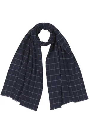 FEDELI Checkered Motif Scarf
