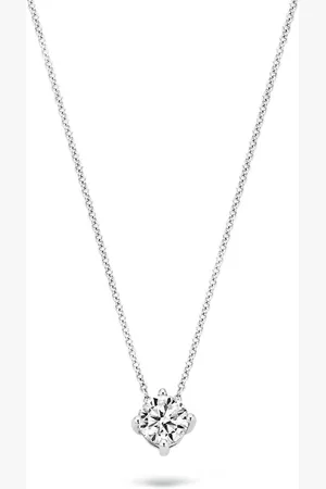 Blush 3057WZI Ketting 14 krt witgoud met zirkonia