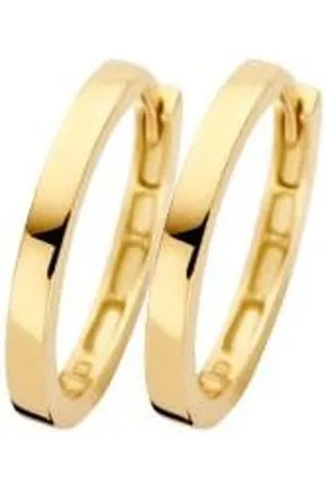 Blush Oorbellen 7308YGO 14k Geelgoud Vlak 14mm
