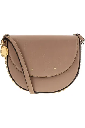 Stella McCartney Dove grey alter mat medium Frayme shoulder bag
