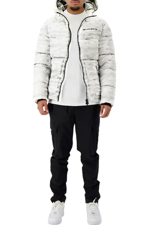 Black Bananas Block Freeze Puffer Jacket