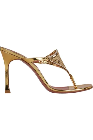 Amina Muaddi Cameron Heel Sandals