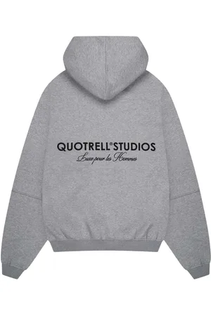 Quotrell Studios Hoodie | Grey Melee/black