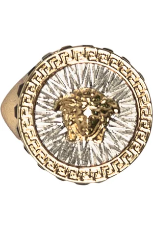 VERSACE Anello Metal Strass