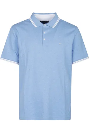Michael Kors Greenwinch Short Sleeve Polo Shirt Blue