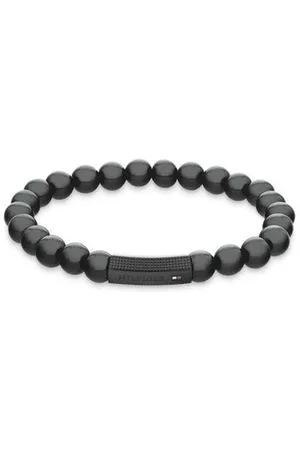 Tommy Hilfiger Heren Armband TJ27905821 Kralen Zwart