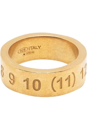 Maison Margiela Numbers Ring Medium Gold Womens