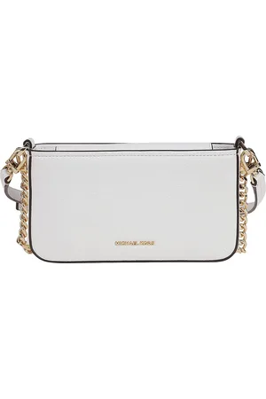 Michael Kors Bryant Small Convertible Crossbody Pouchette Bag White