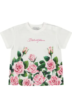 Dolce & Gabbana Baby Meisjes T-Shirt In Wit