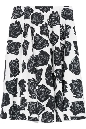 Marni Floral Skirt Black/white