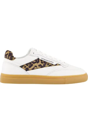 Copenhagen Shoes Dames CPH90 Sneaker Wit/Leo
