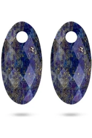 Blush Oorbedels 820LAPL Groot Blauw Lapis Groot Ovaal