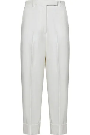 Thom Browne Trousers White