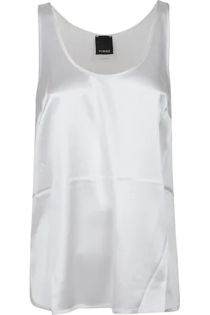 Pinko Crazy Tank Top White