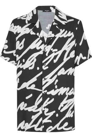 Balmain Twill Print Shirt