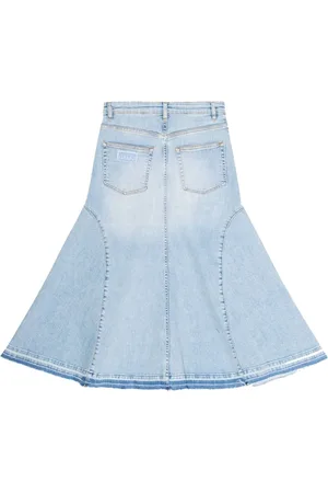 Ganni Light Blue Denim Skirt Blue