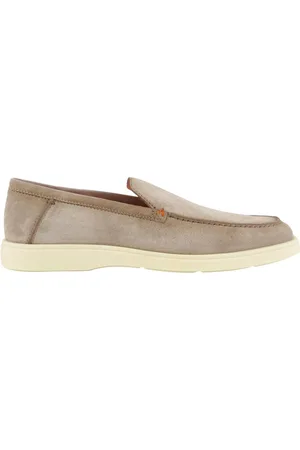 santoni Heren Botanist Loafer Grijs
