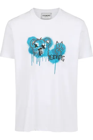 Iceberg Classic white regular fit white cotton jersey t-shirt