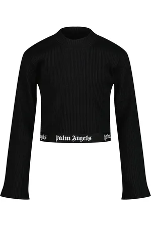 Palm Angels Kinder Meisjes T-Shirt In Zwart