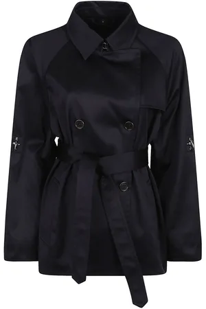 FAY City Short Trench Blue