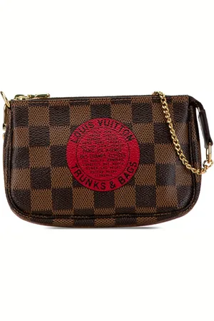 LOUIS VUITTON 2008 Damier Ebene Trunks and Bags Mini Pochette Accessoires